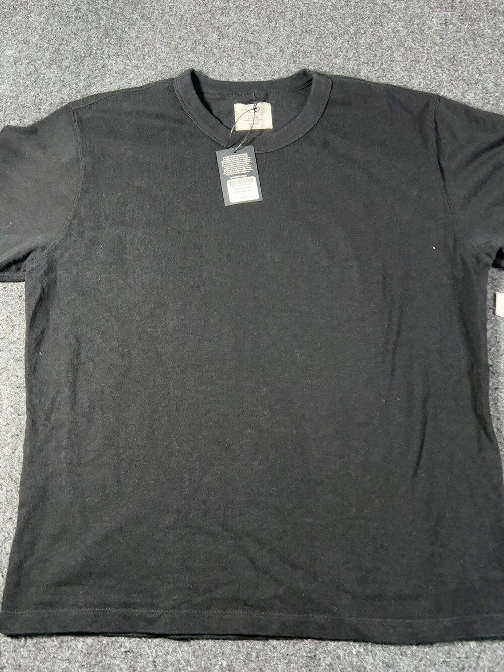Buck Mason Black Field-Spec Cotton Heavy Tee Mens Sz XL NWT Msrp55 [QE28]